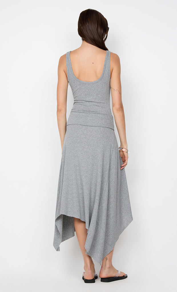 EMERSON TANK DRESS - GREY MARLE
