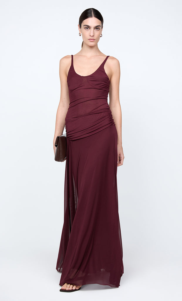 CITRINA MAXI DRESS - PLUM