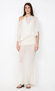 DELILAH OVERLAY MAXI DRESS - IVORY