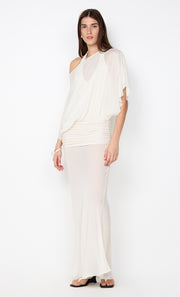 DELILAH OVERLAY MAXI DRESS - IVORY