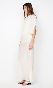 DELILAH OVERLAY MAXI DRESS - IVORY