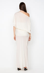 DELILAH OVERLAY MAXI DRESS - IVORY
