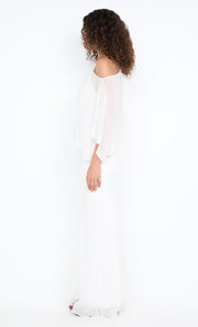 DELILAH OVERLAY MAXI DRESS - IVORY