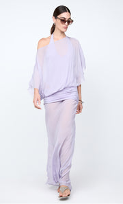 DELILAH OVERLAY MAXI DRESS - WISTERIA