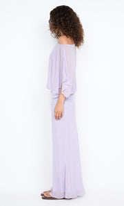 DELILAH OVERLAY MAXI DRESS - WISTERIA