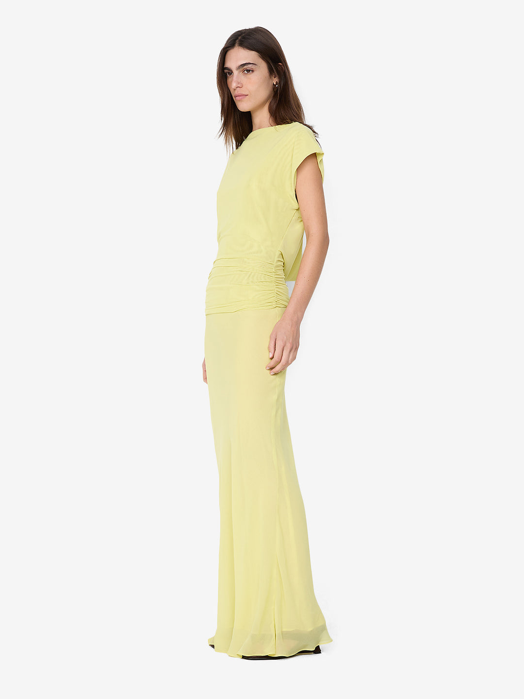 JEHNAYA ASYM MAXI DRESS - CITRUS