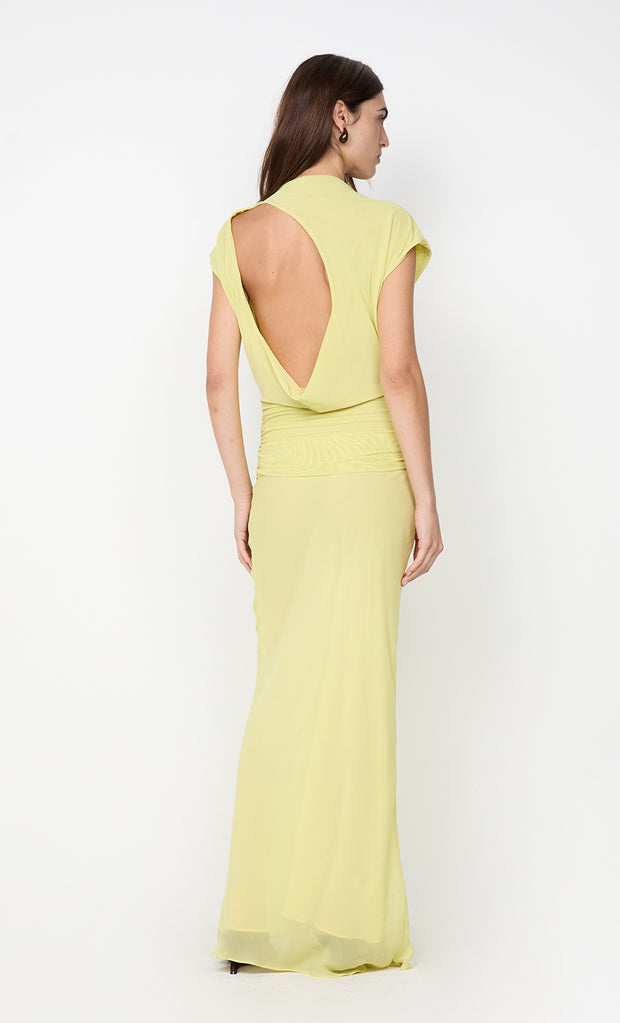 JEHNAYA ASYM MAXI DRESS - CITRUS