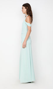 WINNIE HALTER MAXI DRESS - SPEARMINT