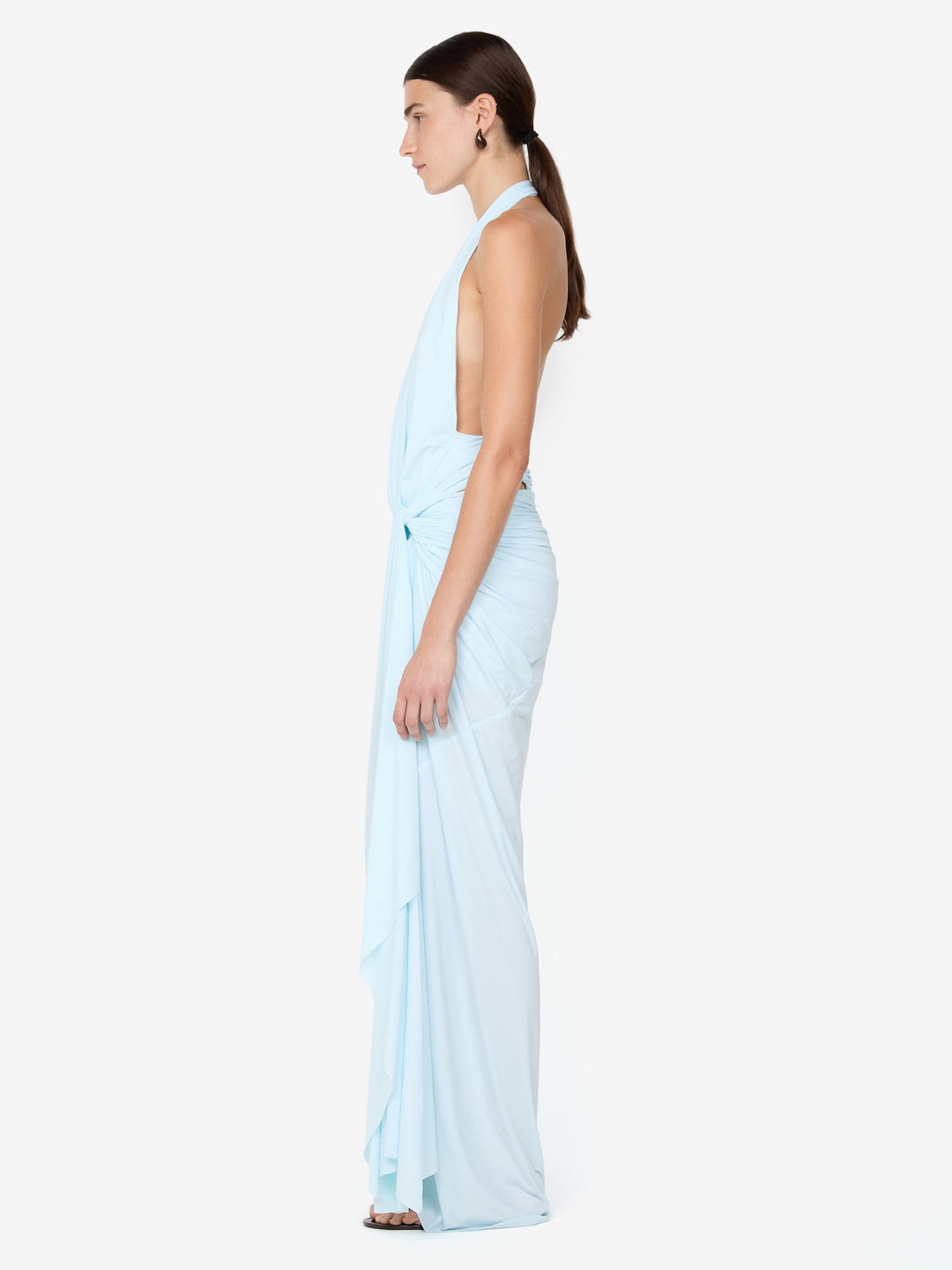 CLEMENTINE TWIST DRESS - ARCTIC BLUE