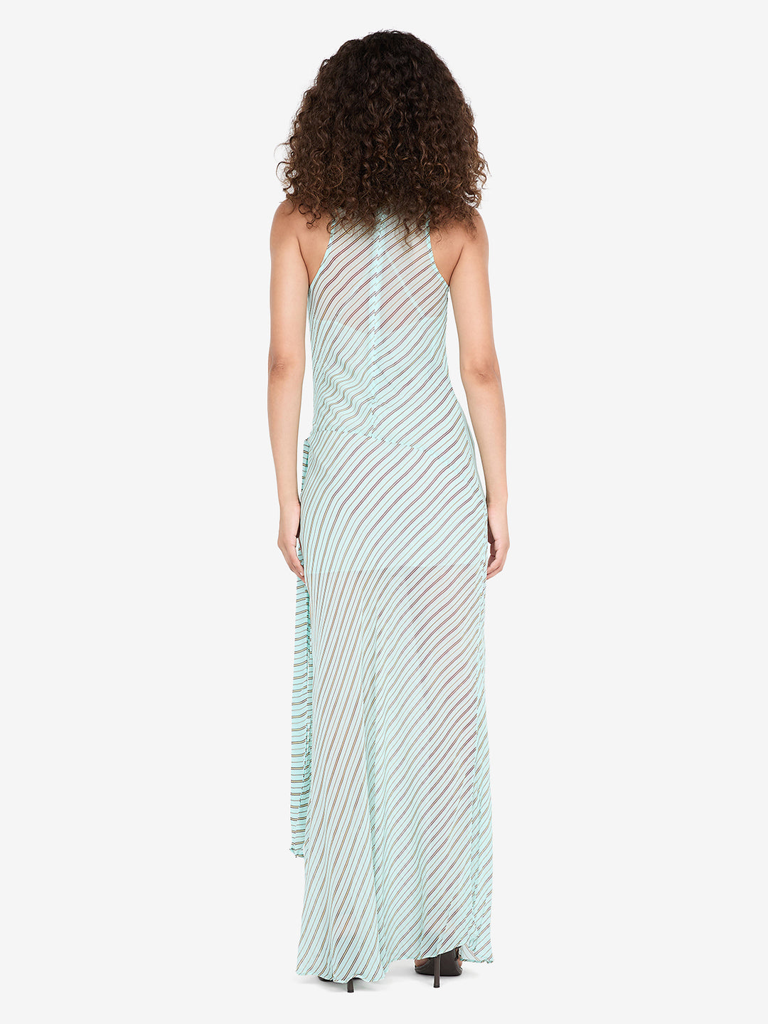 ALGARVE COWL NECK MAXI DRESS