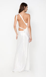 GIA ASYM MAXI DRESS - IVORY