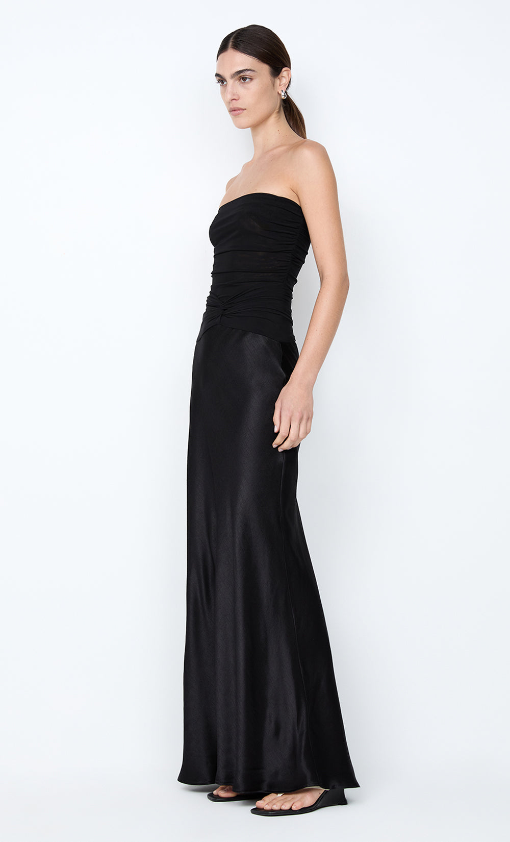 MILLAH STRAPLESS DRESS - BLACK BEC + BRIDGE US MILLAH STRAPLESS DRESS - BLACK BEC + BRIDGE US
