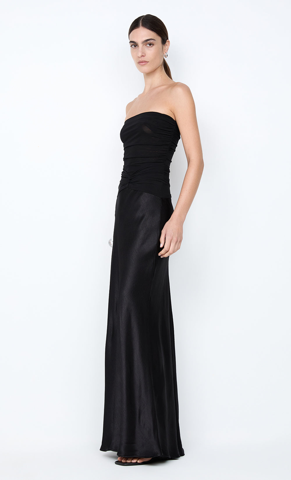 MILLAH STRAPLESS DRESS - BLACK