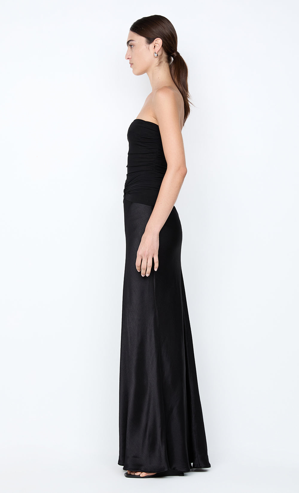 MILLAH STRAPLESS DRESS - BLACK