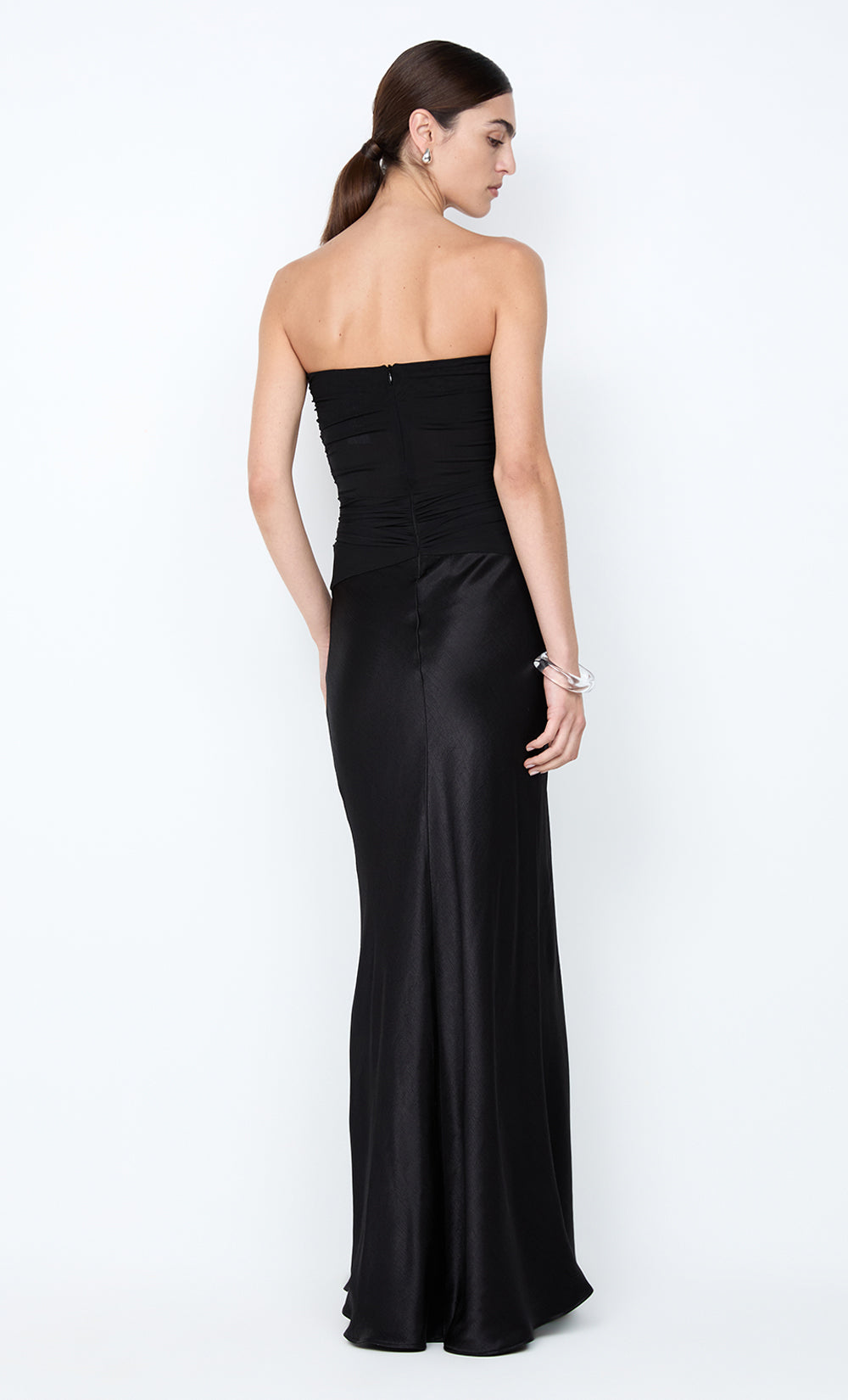 MILLAH STRAPLESS DRESS - BLACK
