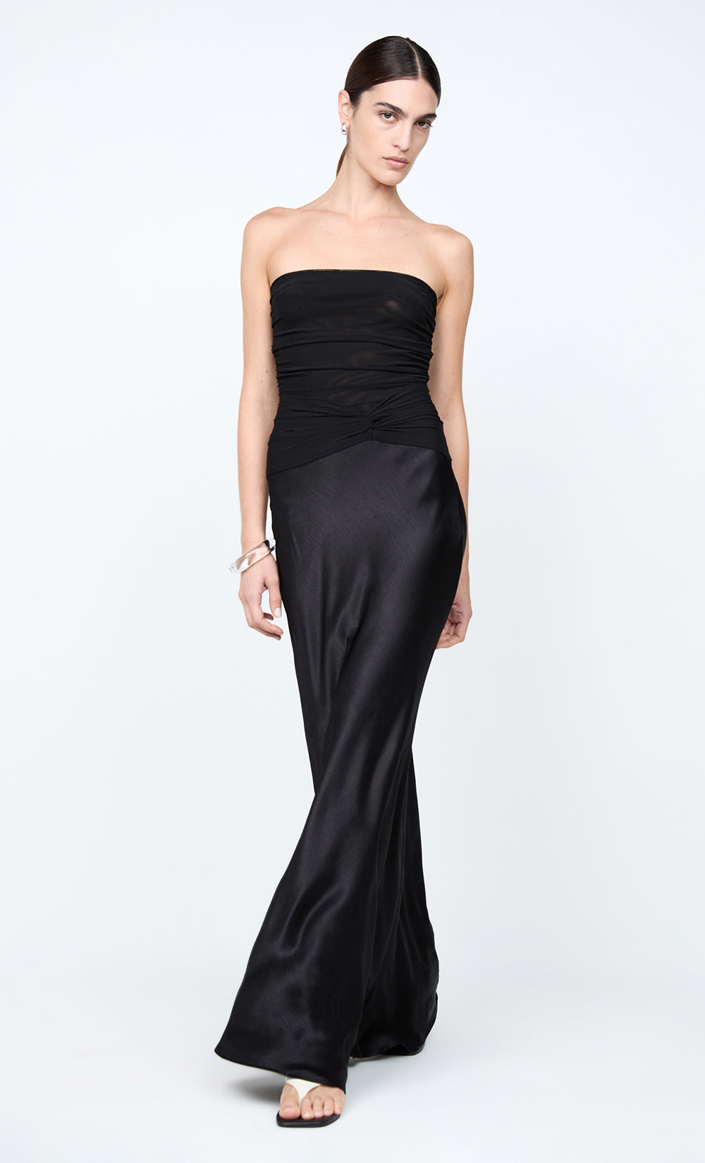 MILLAH STRAPLESS DRESS - BLACK
