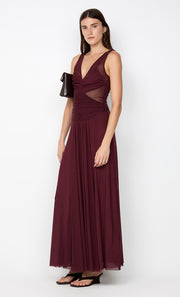 JIMENA MAXI DRESS - PLUM
