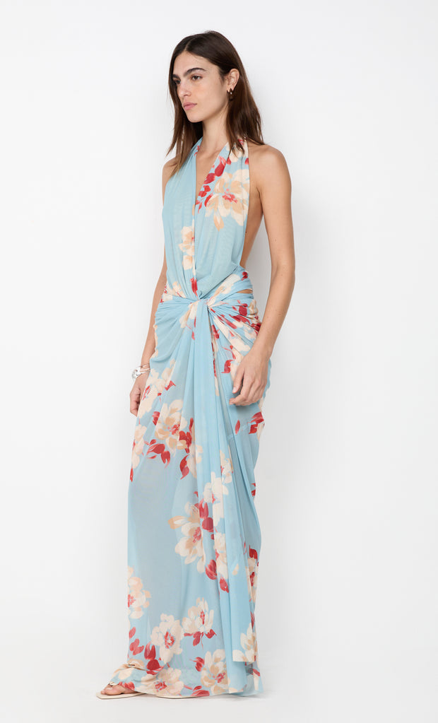 CALLIOPE DRAPE MAXI DRESS - SONARA FLORAL