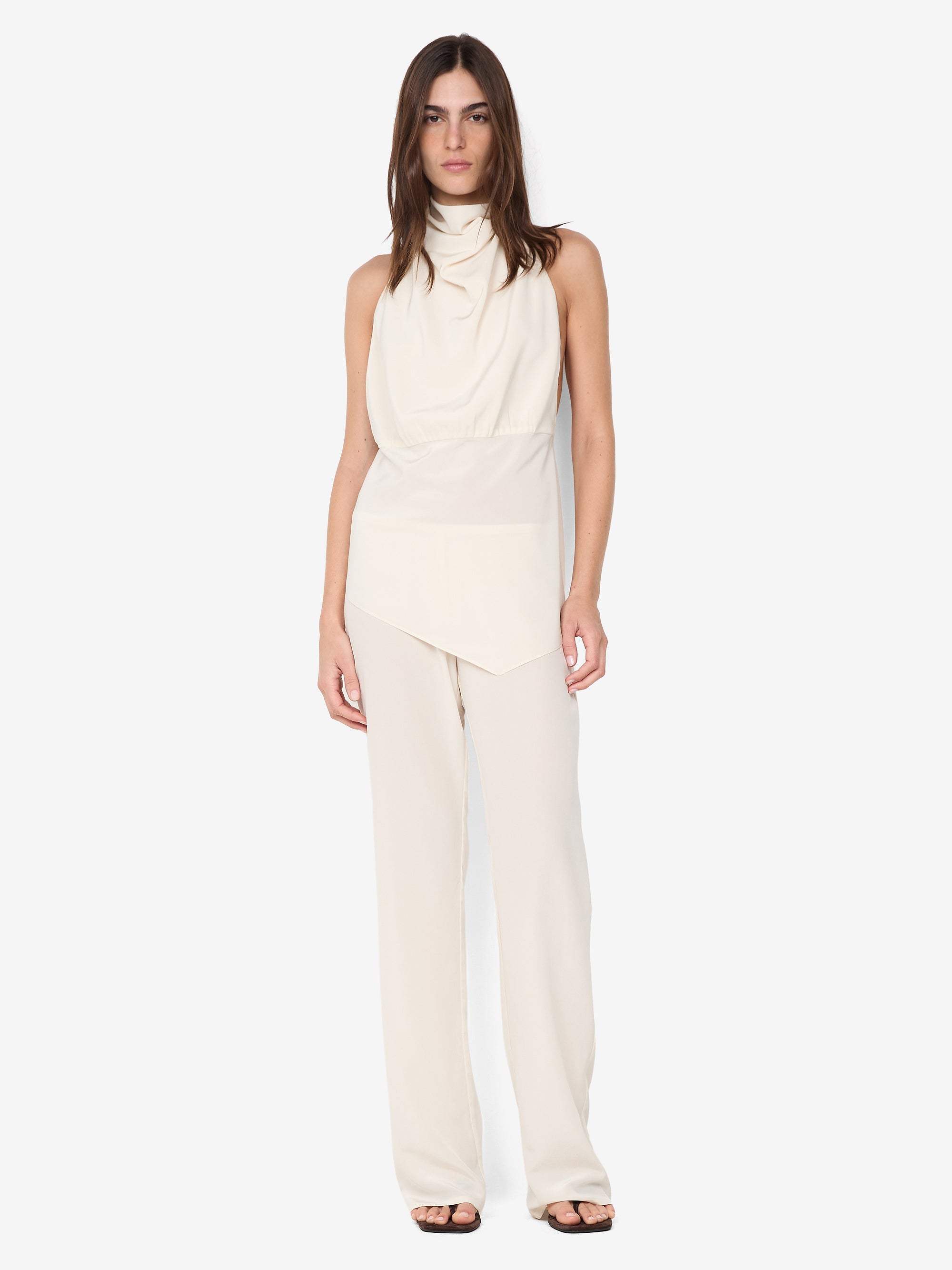 トップス THE SHISHIKUI HALTER IVORY LUCIE HALTER TOP - IVORY – BEC + BRIDGE US