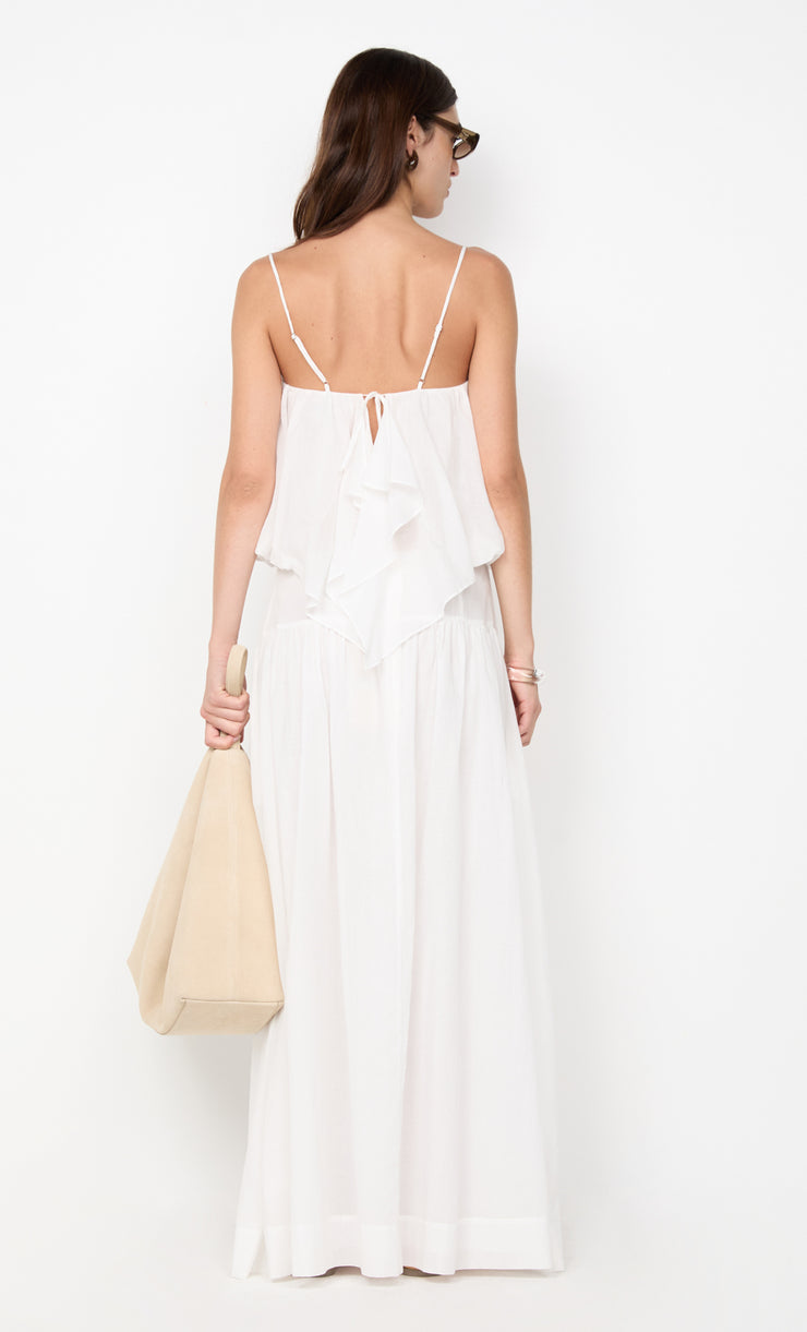 MARLOWE MAXI SKIRT - WHITE