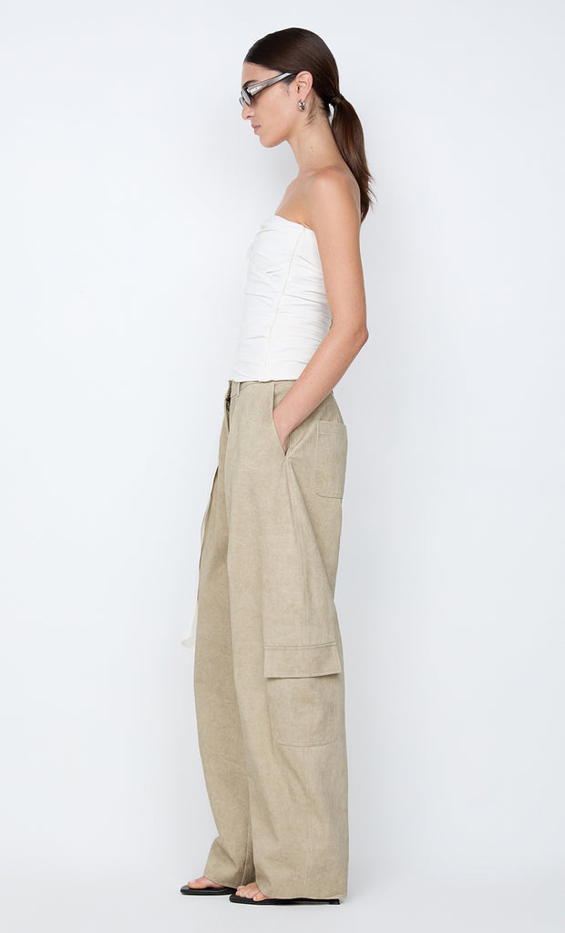 BELLE STRAPLESS TOP - IVORY