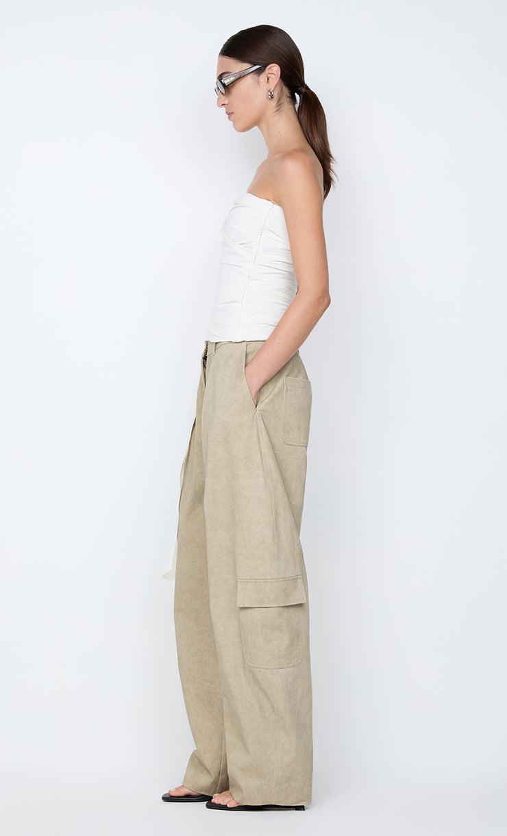 BELLE STRAPLESS TOP - IVORY