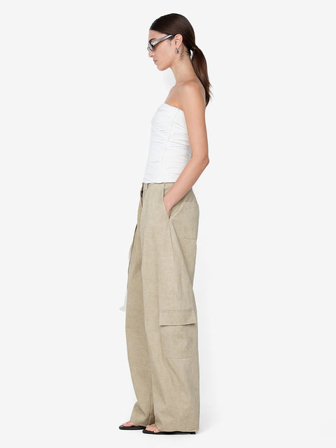 BELLE STRAPLESS TOP - IVORY