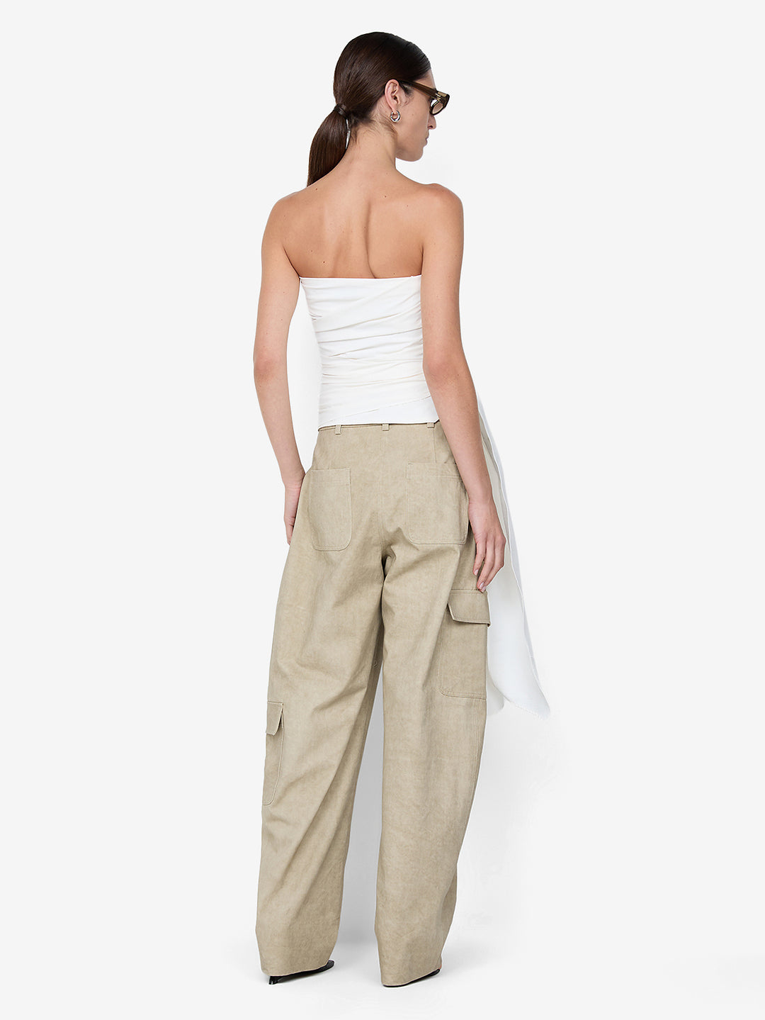 BELLE STRAPLESS TOP - IVORY