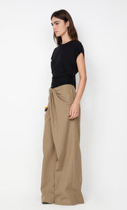 BOWEN DRAPE PANT - OLIVE