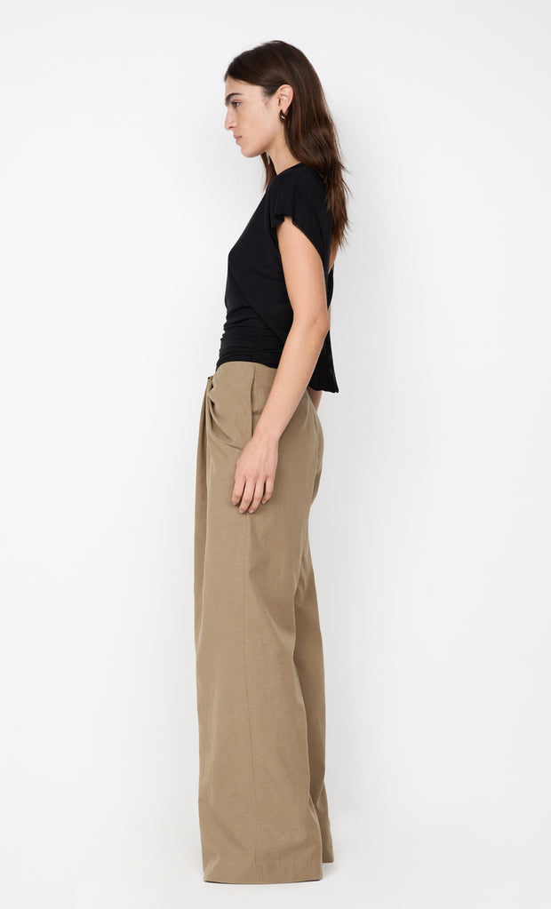 BOWEN DRAPE PANT - OLIVE