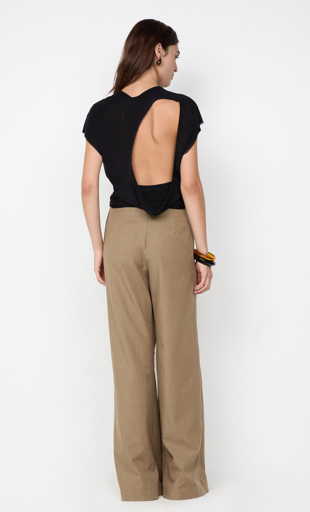 BOWEN DRAPE PANT - OLIVE