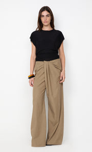 BOWEN DRAPE PANT - OLIVE