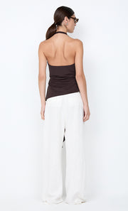 VINNIE WIDE LEG PANT - WHITE