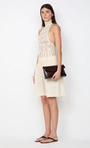 ASTRID BERMUDA SHORT - ECRU