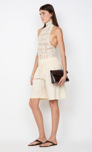 ASTRID BERMUDA SHORT - ECRU