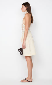 ASTRID BERMUDA SHORT - ECRU