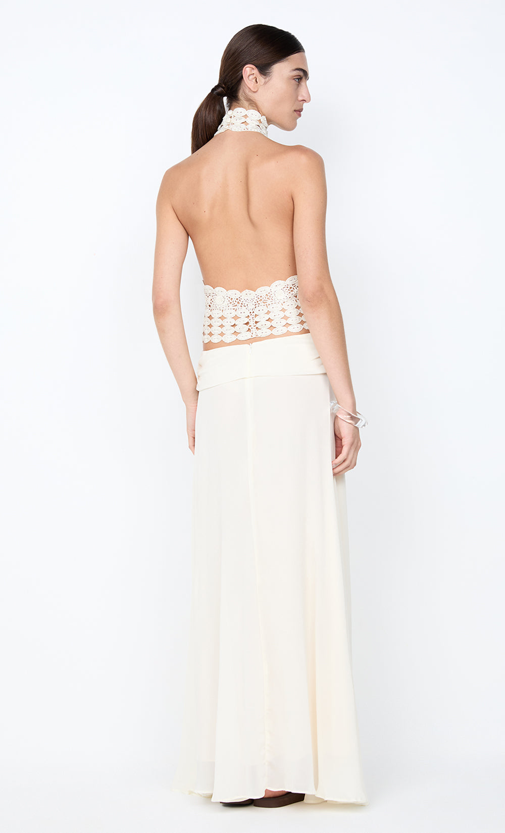 ANIA HALTER TOP - IVORY