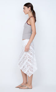 LANA SQUARE NECK TANK - DOVE GREY / PLUM