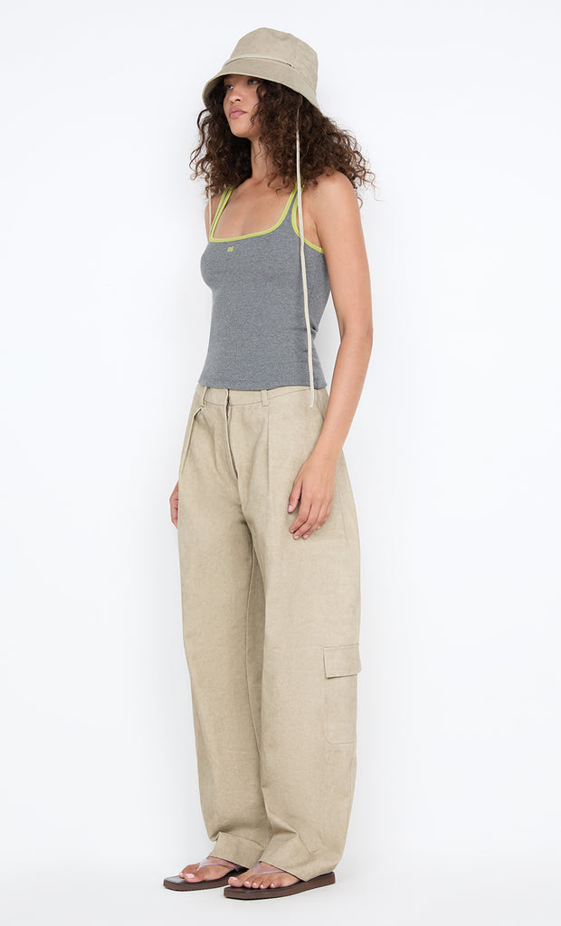 SIA UTILITY PANT - TAUPEE