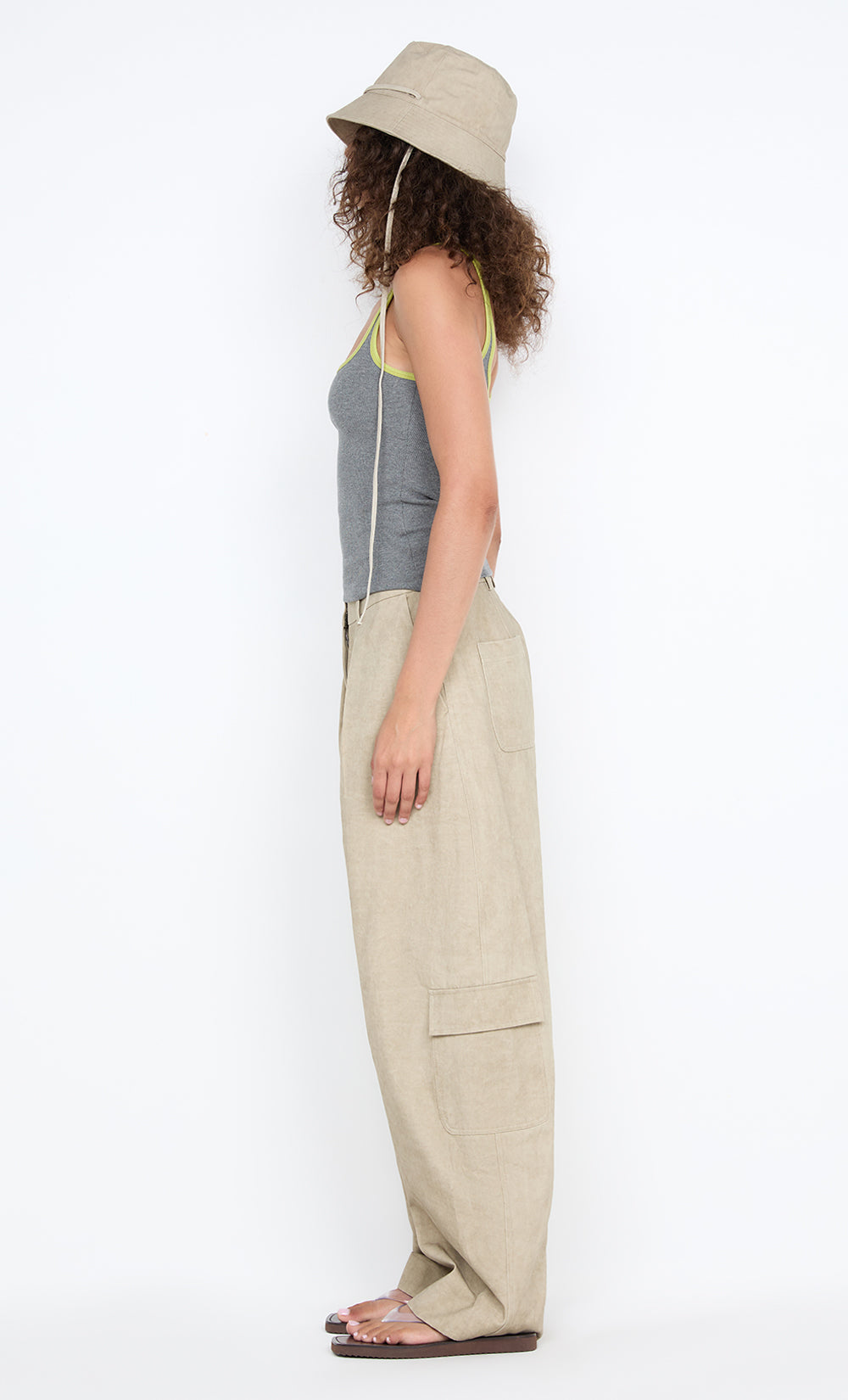 SIA UTILITY PANT - TAUPEE