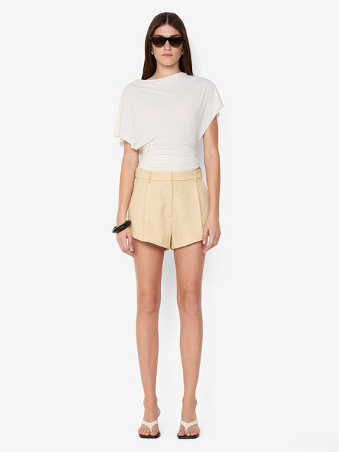 CLEMENTINE BATWING TOP - VANILLA