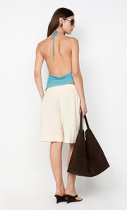 LANDON HALTER TOP - DEEP SEAFOAM