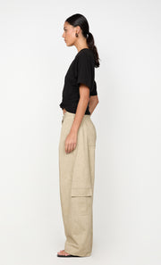 CYPRUS TWIST TEE - BLACK