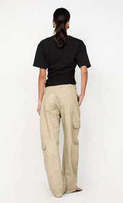 CYPRUS TWIST TEE - BLACK