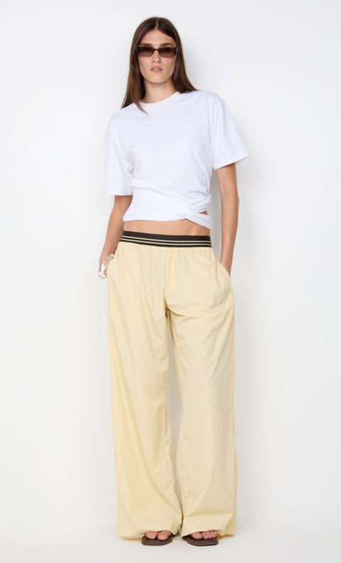 JERRI WIDE LEG PANT - BUTTER