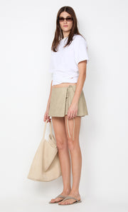 CYPRUS TWIST TEE - WHITE