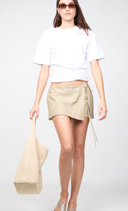 CYPRUS TWIST TEE - WHITE