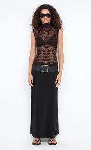 EMARETTA TOP - DARK CHOCOLATE