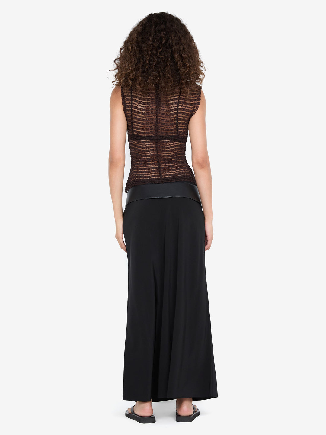 EMARETTA TOP - DARK CHOCOLATE