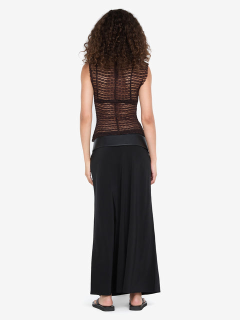 EMARETTA TOP - DARK CHOCOLATE